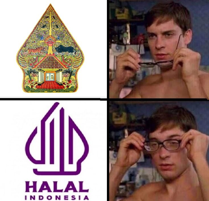 Logo Halal Vs Wayang Jawa