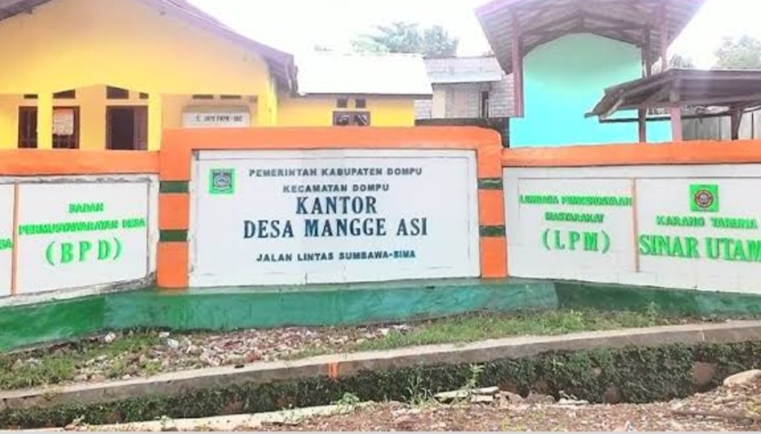 Kantor Desa Mangge Asi.