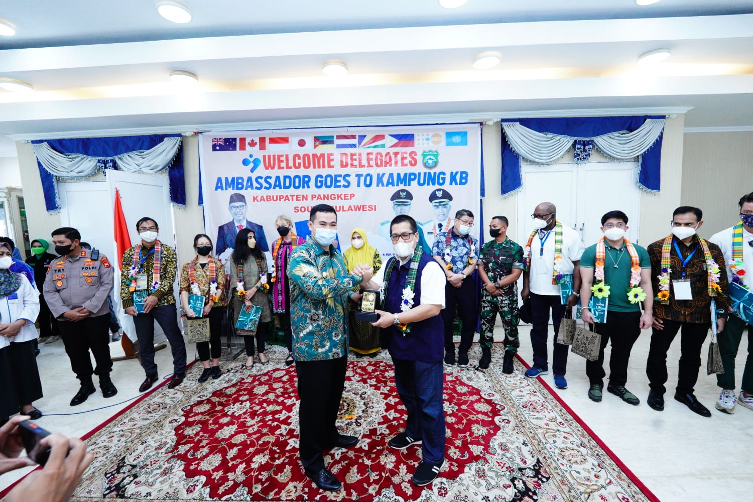 Tujuh Negara Sahabat Gelar Event Ambassador Goes to Kampung KB di Pangkep