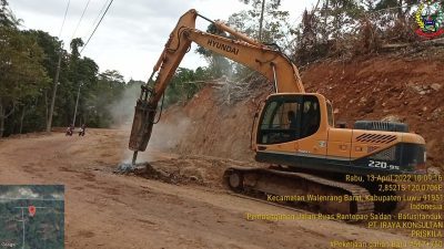 Ruas jalan Rantepao -Sa'dan Luwu