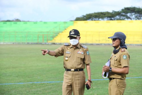 Wali Kota Parepare, Taufan Pawe kembali tinjau Stadion BJ Habibie