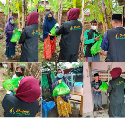 Andalan Sulsel Peduli Door To Door Berbagi 1000 Paket Sembako
