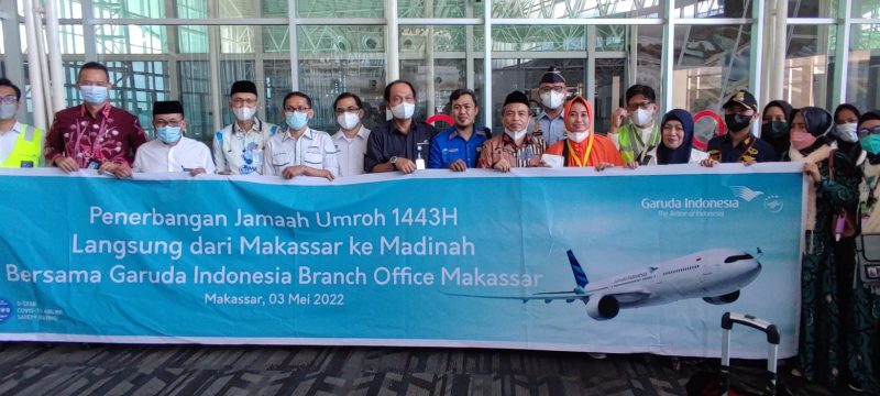 Pembukaan penerbangan pertama Makassar-Madinah