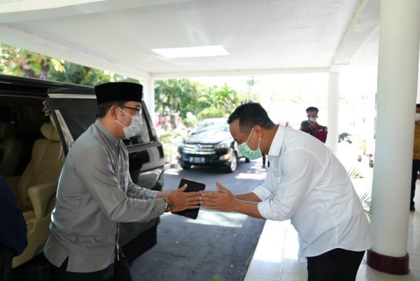 Gubernur Jawa Barat, Ridwan Kamil silaturahim dengan Gubernur Sulsel Andi Sudirman Sulaiman