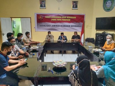 FKUB dan Kesbangpol Kota Parepare kompak sosialisasi jaminan keamanan beribadah