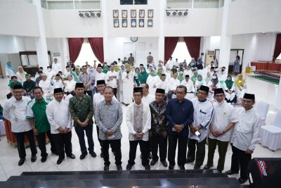 Momen Halal Bihalal MD KAHMI Kota Makassar, di Baruga Angin Mammiri Rujab Wali Kota Makassar, Kamis 26 Mei 2022.
