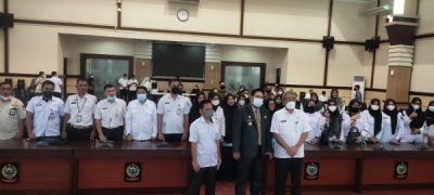 Sekprov Sulsel Abdul Hayat usai melantik pejabat fungsional lingkup Pemprov Sulsel
