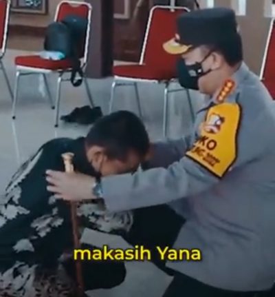 Jenderal Listyo Sigit Prabowo saat bertemu seniman Gendang Yana