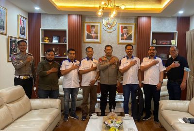 Pengurus IMBI saat silaturahim dengan Kapolda Sulsel