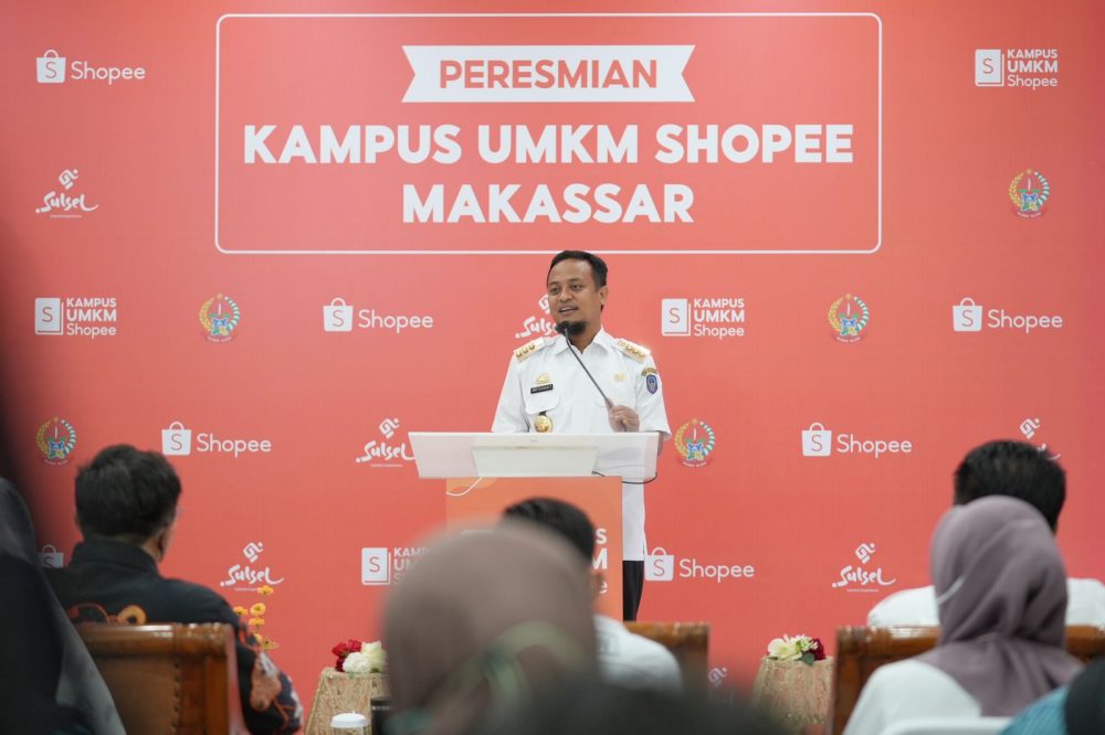 Resmikan Kampus UMKM Shopee, Gubernur Andi Sudirman Harap UMKM Sulsel Naik Kelas
