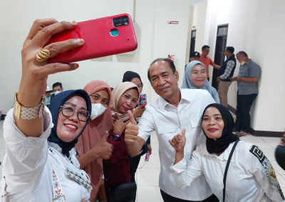Anggota DPR RI, Ashabul Kahfi saat sosialisasi Germas Kemenkes RI di Makassar