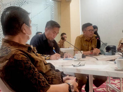 Dinas Kominfo Sulsel terima kunjungan DPRD Kabupaten Wajo.