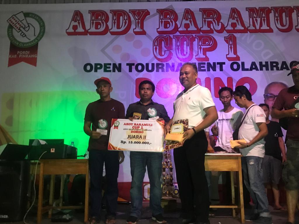 Turnamen Abdy Baramuli Cup I Persatuan Olahraga Domino Indonesia (PORDI) Provinsi Sulawesi Selatan (Sulsel),