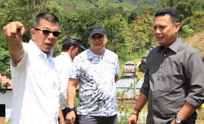 Bupati Bulukumba Andi Muchtar Ali Yusuf membuktikan keseriusannya untuk membangun bendungan di Kabupaten Bulukumba