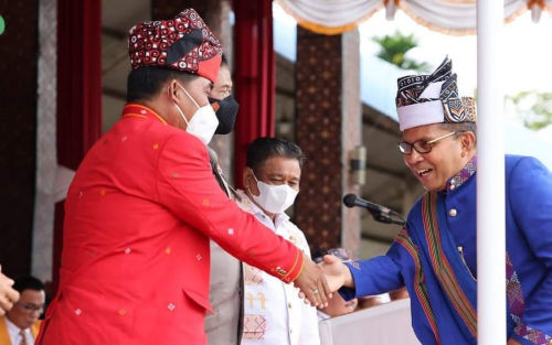 Wali Kota Makassar, Moh Ramdhan Pomanto saat menghadiri acara magical toraja, Kamis 25 Agustus 2022.