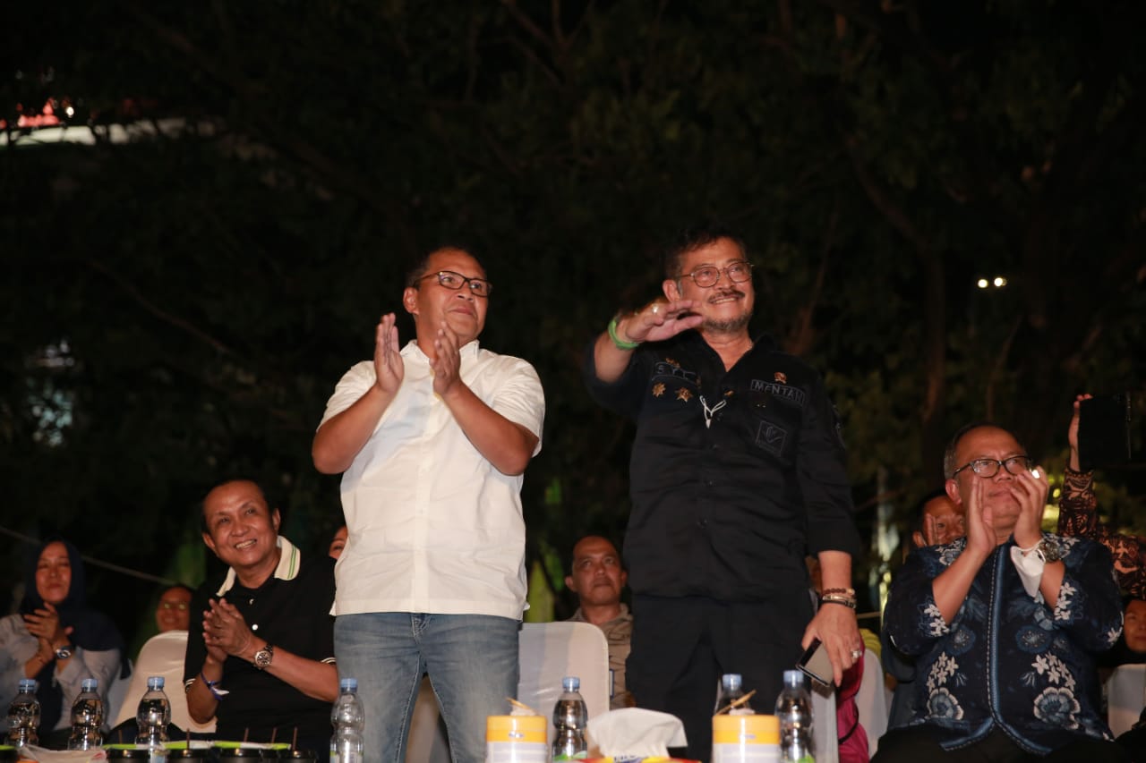 Menteri Pertanian Republik Indonesia, Syahrul Yasin Limpo (SYL) puji keberhasilan Wali Kota Makassar, Moh. Ramdhan "Danny" Pomanto atas perhelatan Makassar International Eight Festival and Forum 2022 (F8).