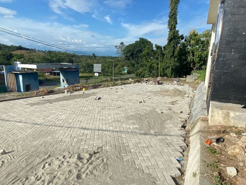 Progress pembangunan Rest Area Sidrap