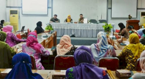 Badan Pendapatan Daerah (Bapenda) Kota Makassar melaksanakan Rapat Koordinasi (Rakor) dengan Dinas Kesehatan (Dinkes) Kota Makassar.