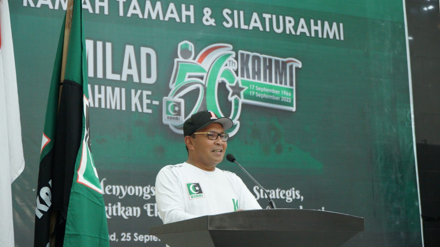 Majelis Daerah (MD) Korps Alumni Himpunan Mahasiswa Islam (KAHMI) Kota Makassar menggelar Ramah Tamah dan Silaturahmi Milad KAHMI yang ke 56, di Aula Rumah Jabatan Walikota Makassar.