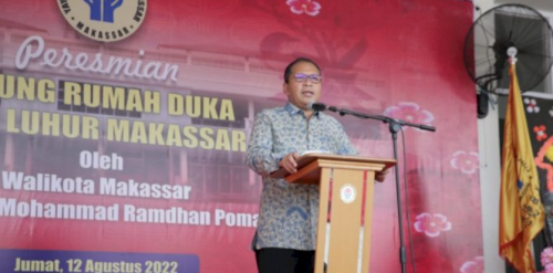 Danny Pomanto Resmikan Rumah Duka Yayasan Budi Luhur Makassar