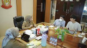 Wakil Wali Kota Makassar Fatmawati Rusdi menerima kunjungan kehormatan dari CEO Entomo Ki Hwan Park