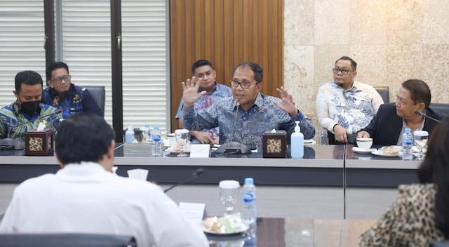Wali Kota Makassar, Moh. Ramdhan ‘Danny’ Pomanto menjadi narasumber dalam Pertemuan Terbatas yang digelar oleh Dewan Pertimbangan Presiden di Jakarta, Jumat 14 Oktober 2022.