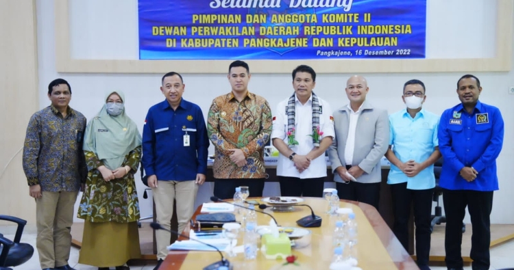 Bupati MYL Terima DPD RI Bahas Penerangan Listrik Kepulauan