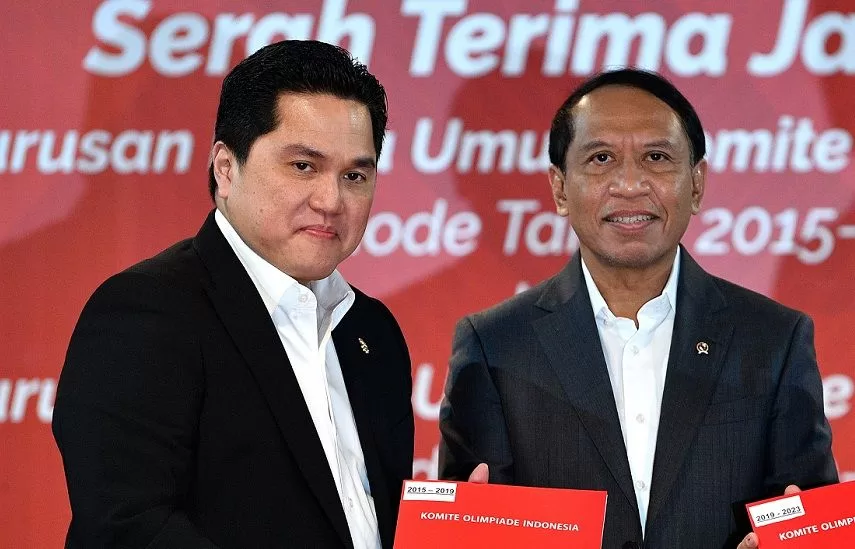 Erick Thohir dan Zainuddin Amali