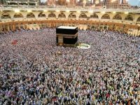 Ilustrasi Kaaba di Mekkah.
