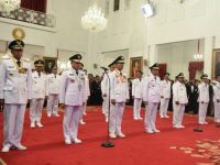 Ilustrasi pelantikan kepala daerah serentak di Istana Negara
