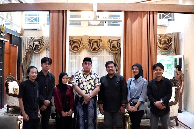Gabungan Pelajar Pemuda Mahasiswa Barru (Gappembar) komisariat wilayah Parepare melakukan audensi dengan Pj. Walikota Parepare.