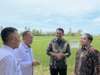 Bupati Kabupaten Bantaeng, M Fathul Fauzy Nurdin saat meninjau lokasi kantor Imigrasi Ditjenim Sulsel.