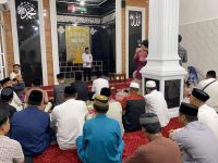 Wali Kota Parepare, Tasming Hamid, menghadiri acara peresmian Masjid Nur Hanisa Laupa di Jalan H.A.M Arsyad, Kota Parepare.