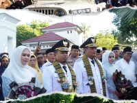 Wali Kota Parepare, Tasming Hamid menyampaikan terimakasih kepada seluruh masyarakat dan pihak yang berpartisipasi pada acara penjemputan dirinya