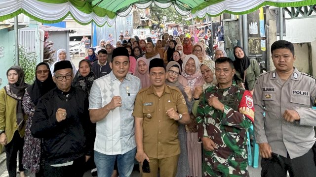 Anggota DPRD Makassar, H Irwan Hasan SE menggelar Reses Kedua Masa Sidang Kedua Tahun Anggaran 2024/2025 di Jalan Rajawali Lr 10 RT 06 RW 01, Kelurahan Lette, Kecamatan Mariso, Senin (10/3/2025).