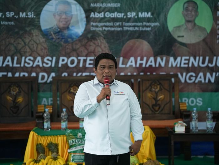 Koordinator Sahabat andalan wilayah Maros, Pangkep, Barru dan Parepare menyampaikan kesiapannya membentuk Brigade Pangan di Sulawesi Selatan.