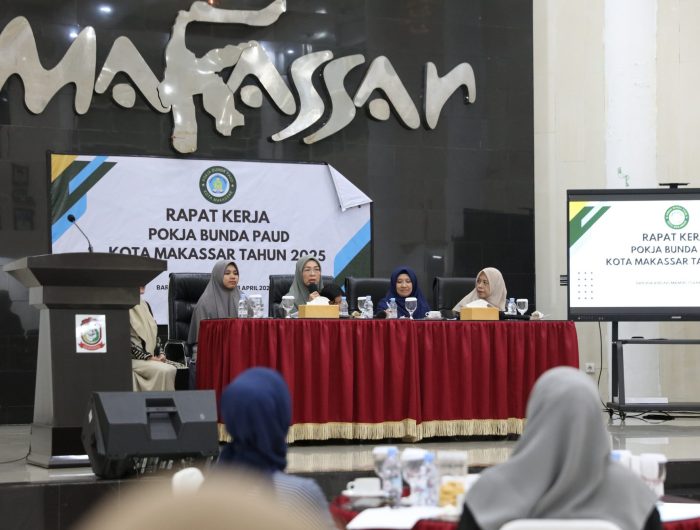 Kelompok Kerja (Pokja) Bunda Pendidikan Anak Usia Dini (PAUD) Kota Makassar menggelar Rapat Kerja (Raker) perdana tahun 2025. (foto:Netral.co.id/F.R)