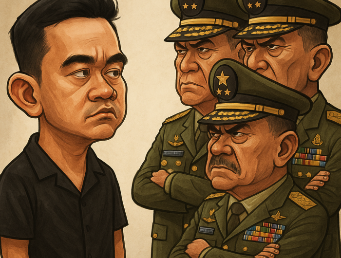 Akhir-akhir ini adu kekuatan antara ratusan purnawirawan Jenderal TNI dengan Wakil Presiden Republik Indonesia, Gibran Rakabuming Raka ramai di perbincangkan semua kalangan.