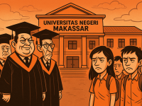 Dunia akademik kembali tercoreng. Seorang dosen bergelar tinggi di Universitas Negeri Makassar (UNM) diduga melakukan plagiasi terhadap jurnal ilmiah milik mahasiswanya.