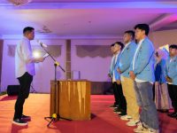 Bupati Kabupaten Bantaeng, M Fathul Fauzy Nurdin saat melantik pengurus HPMB.