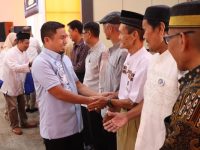 Wali Kota Parepare, Tasming Hamid, menghadiri acara Halal Bihalal SMA Negeri 1 (Smansa) Parepare yang digelar di Auditorium BJ Habibie