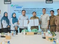 Wali Kota Parepare, Tasming Hamid, resmi menandatangani perjanjian kerjasama dengan BPJS Ketenagakerjaan
