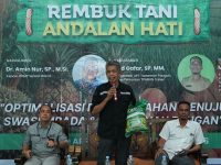 Rembuk Tani yang diinisiasi Relawan Andalan Hati sebagai dukungan percepatan swasembada pangan yang dicanangkan Menteri Pertanian Amran Sulaiman sebagai program prioritas Presiden Prabowo Subianto.