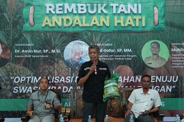 Rembuk Tani yang diinisiasi Relawan Andalan Hati sebagai dukungan percepatan swasembada pangan yang dicanangkan Menteri Pertanian Amran Sulaiman sebagai program prioritas Presiden Prabowo Subianto.