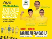 Partai Golkar Kota Palopo akan menggelar kegiatan jalan sehat pada Sabtu, 10 Mei 2025, mulai pukul 06.00 Wita. Titik start dan finish kegiatan ini akan dipusatkan di Lapangan Pancasila, dan terbuka untuk masyarakat umum.