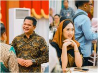 Bupati Bantaeng, M. Fathul Fauzy Nurdin, didampingi Ketua Tim Penggerak PKK (TP PKK), Gunya Paramasukhaputri menghadiri Dialog Bersama dan Rapat Sinkronisasi Program Pemberdayaan Perempuan, dan Perlindungan Anak di Sulsel.