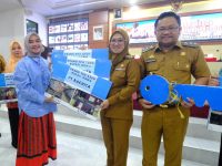 Bupati Gowa Husniah Talenrang saat pemaparan capaian 100 hari kerja di Baruga Karaeng Galesong, Senin 26 Mei 2025. (Foto Dok.Humas)