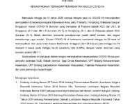Kementerian Kesehatan (Kemenkes) RI mengeluarkan Surat Edaran Nomor SR.03.01/C/1422/2025 tentang Kewaspadaan terhadap Peningkatan Kasus COVID-19 menyusul tren kenaikan kasus di sejumlah negara Asia. Negara-negara seperti Thailand, Hongkong, Malaysia, dan Singapura dilaporkan mengalami lonjakan kasus, dengan varian dominan seperti XEC, JN.1, LF.7, dan NB.1.8.