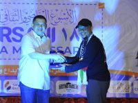 Wali Kota Makassar, Munafri Arifuddin membuka Porsani, di Lapangan Kampus STIBA Makassar.