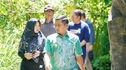 Wali Kota Parepare, Tasming Hamid, menerima kunjungan tim dari Pengelola Taman Rekreasi Selecta, Kota Batu, di kawasan Kebun Raya Jompie.